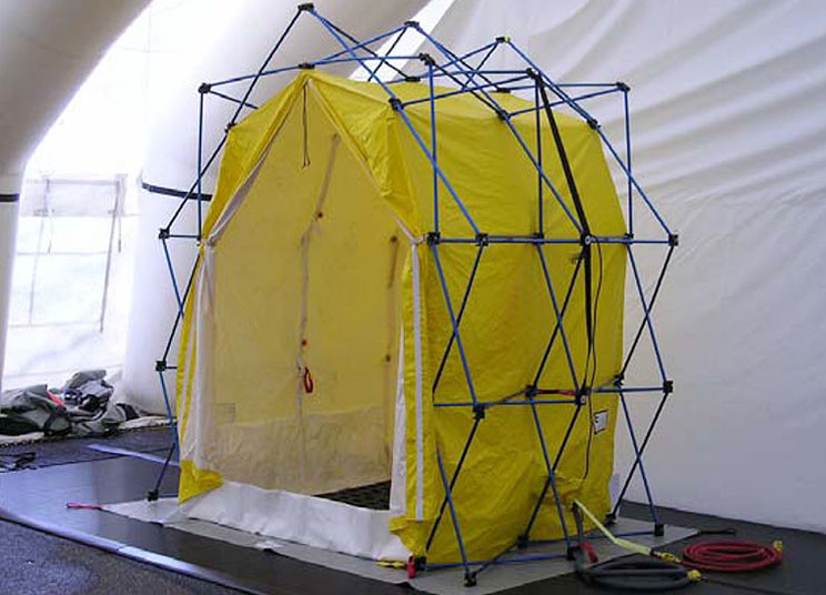 Picture of the Individual Decontamination Shelter